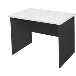 Rapid Worker Open Desk 900W x 600D x 730mmH Natural White & Ironstone