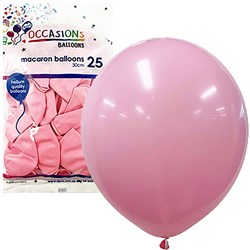 Alpen Balloons 30cm Macaron Pastel Light Pink Pack of 25