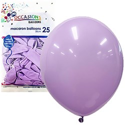 Alpen Balloons 30cm Macaron Pastel Lavender Pack of 25