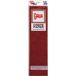 Alpen Gala Crepe Paper 240X50cm Maroon Pack of 12