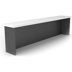Rapid Worker Desk Hob 400H x 1800W x 350mmD Natural White and Ironstone