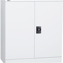 Rapid GO Swing Door Steel Cupboard 1015H x 910W x 450mmD White