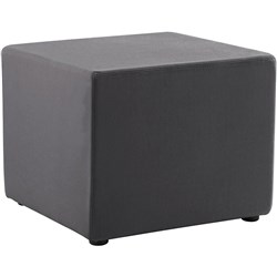 Rapid Mars Ottoman Reception Chair Square Seat Charcoal