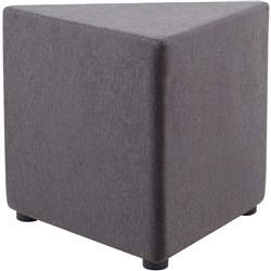 Rapid Mars Ottoman Reception Chair Triangle Seat Charcoal