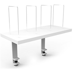 Rapid Clamp Mount Shelf 475H x 600W x 270mmD Natural White and White