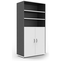 Rapid Worker Wall Unit 1800H x 900W x 450mmD Natural White and Ironstone