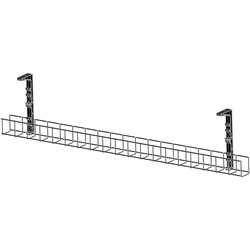 Rapid Cable Management Single Basket Only 1250mm Black