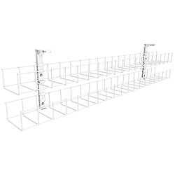 Rapid Cable Management Dual Basket Only 1550mm White