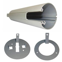 Rapid Power Pole Ceiling To Floor 3300Hx80mm Diameter White