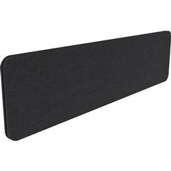 Rapidline Desk Mounted Eco Panel Screen 1490W x 27T x 400mmH Black