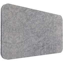 Rapidline Desk Mounted Eco Panel Screen 740W x 27T x 400mmH Marble Grey