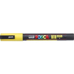 UniBall POSCA Marker,0.9-1.3mm Fine, Glitter, Yellow