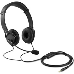 Kensington Hi Fi Headphone With Microphone And Volume Control