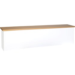 Logan Reception Hob 1500W x 300D x 450mmH White and Oak