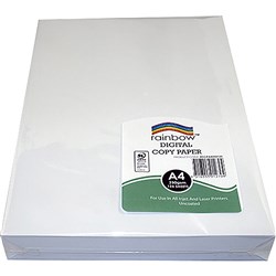 Rainbow PEFC Digital Copy Paper A4 250gsm White Pack of 125 Sheets