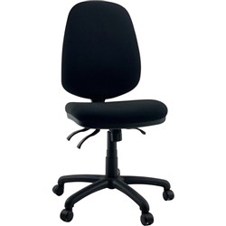 K2 Regency Multi-User 24/7 Ultra HD Task Chair High Back Black