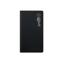 Upward Superior Wire-O Pocket Diary 148 x 74mm 2 Weeks To View Black 2025