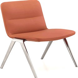 K2 Bondi Visitor Chair Orange Leather