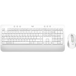 Logitech MK650 Signature Bluetooth & Wireless Keyboard and Mouse Combo White