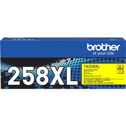 Brother TN-258XLY Toner Cartridge High Yield 2300pgs Yellow TN258XLY