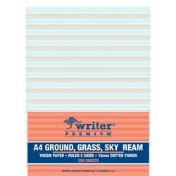 Writer Premium Ground/Grass/Sky A4 18mm Dotted Thirds Ream Of 250