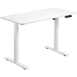 Ergovida Electric Sit Stand Desk 1200W x 600D x 710-1190mmH White/White