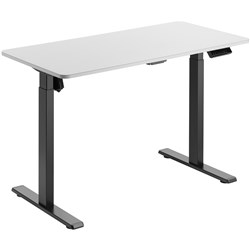 Ergovida Electric Si -Stand Desk 1200W x 600D x 710-1190mmH Black/White
