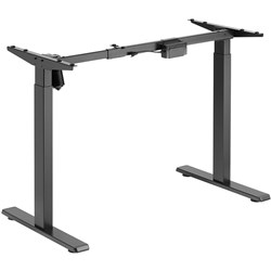 Ergovida Electric Sit Stand Desk Frame Only 1280W x 820D x 710-1190mmH Black
