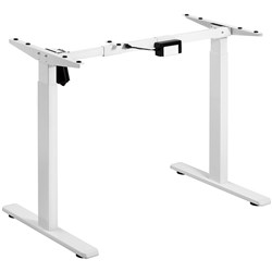 Ergovida Electric Sit Stand Desk Frame Only 1280W x 820D x 710-1190mmH White