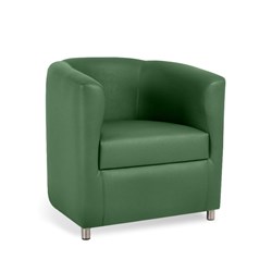 K2 Darwin Tub Chair Green PU Leather