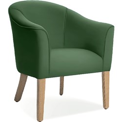 K2 Barton Tub Chair Green PU Leather