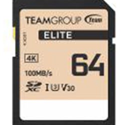 Team Group Elite A1 Micro SDXC Memory Card 64GB Black