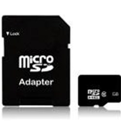 Team Group Micro SDHC 8GB Memory Card With Adapter Black