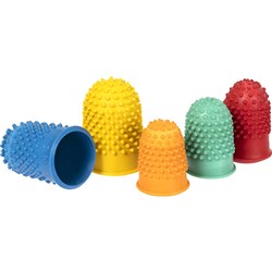 Rexel Finger Cones Assorted Sizes and Colours Pack of 15 Thimblettes