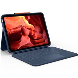 Logitech Rugged Combo 4 Touch Keyboard Case With Trackpad for iPad 10th Gen Black