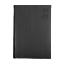 Debden Silhouette Diary A4 Day To Page Charcoal 2025