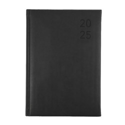 Debden Silhouette Diary A5 Day To Page Charcoal 2025