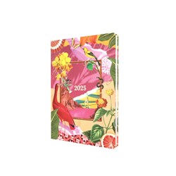 Collins Maximalism Calendar Year Diary A5 Week To View Pink 2025