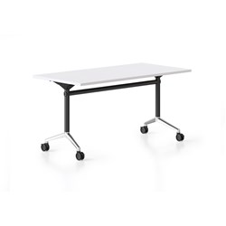 Typhoon Flip Top Table 2100W x 750D x 750mmH White Top Black Frame