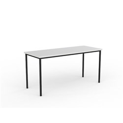 OLG Eko Table 1500W x 750D x 720mmH Black Frame White Top