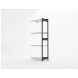 Steelco T-Span Shelving Add On Bay 1760W x 600D x 2100mmH Grey