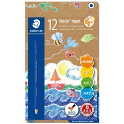 Staedtler 126 Noris Maxi Coloured Pencils Blue Pack Of 12