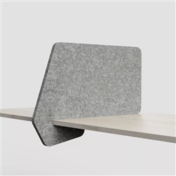 Visionchart SANA Serenity Incline Slide On Desk Screen 680W x 24D x 420mmH Moonlight