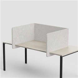 Visionchart SANA Serenity Altitude Slide On Surround Desk Screen 940Wx480mmH MRoom