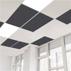 Visionchart SANA Acoustic Drop In Ceiling Tile 1195 x 12 x 595mm Shadow Pack Of 8