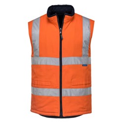 Portwest Hi-Vis Reversible Vest XS Orange