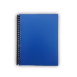 Protext Display Book A4 Refillable 20 Pocket Navy Blue