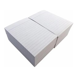 Writer Bank Office Pad 150 x 100mm 100 Sheet Ruled White Pack Of 20