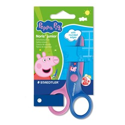 Staedtler Noris Junior Peppa Pig Safety Scissor 100mm Blunt Tip Plastic Blue And Pink
