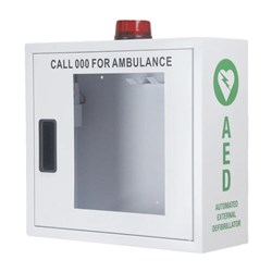 Trafalgar AED Cabinet With Alarm And Strobe Light White